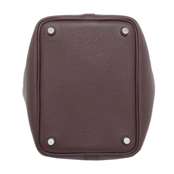 Hermes Picotin Lock PM Eclat Silver Hardware Handbag Taurillon Women - Picture 4 of 15